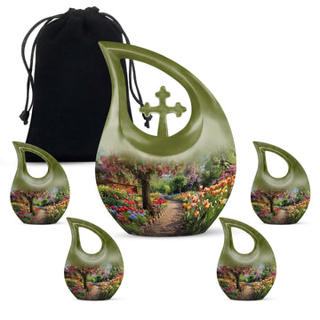 Large Urn With 4 Keepsake
