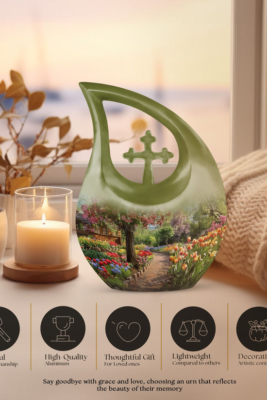 Flowers Urns For Ashes - Cremation Urn Men