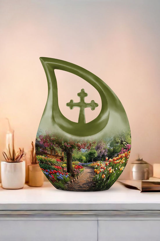 Flowers Urns For Ashes - Cremation Urn Men