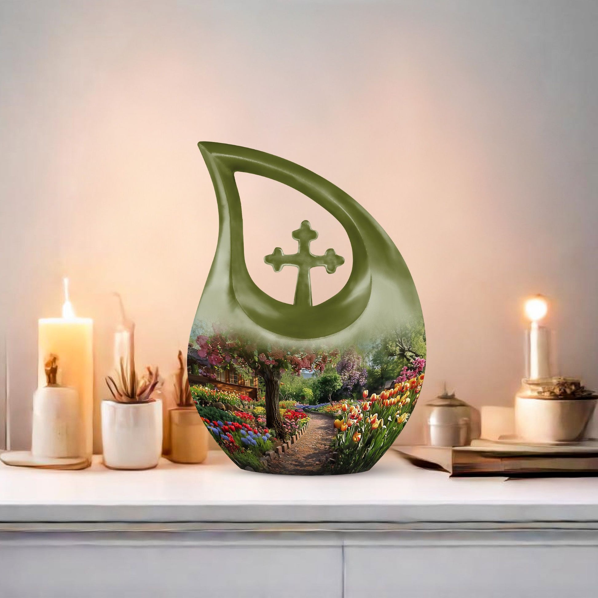 Flowers Urns For Ashes - Cremation Urn Men