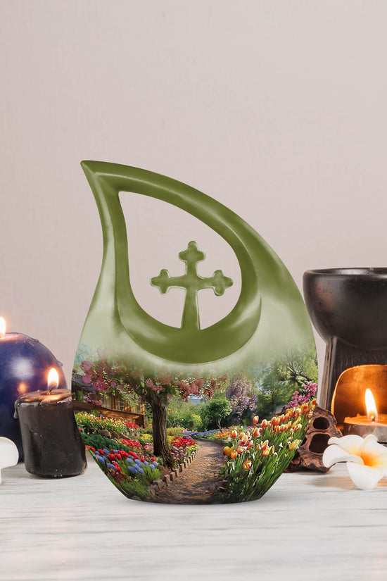 Flowers Urns For Ashes - Cremation Urn Men