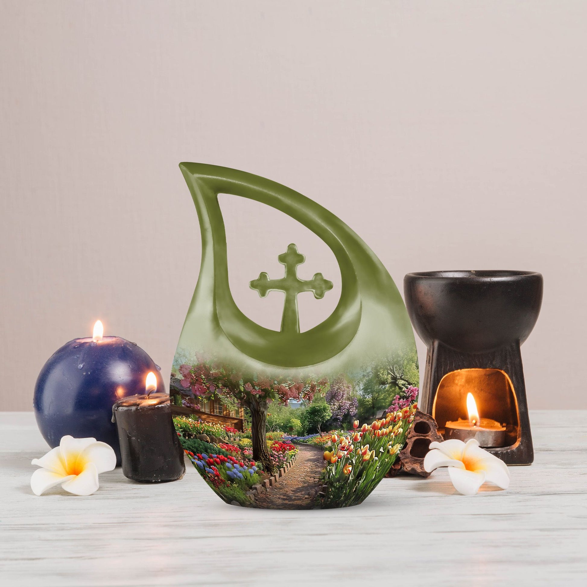 Flowers Urns For Ashes - Cremation Urn Men