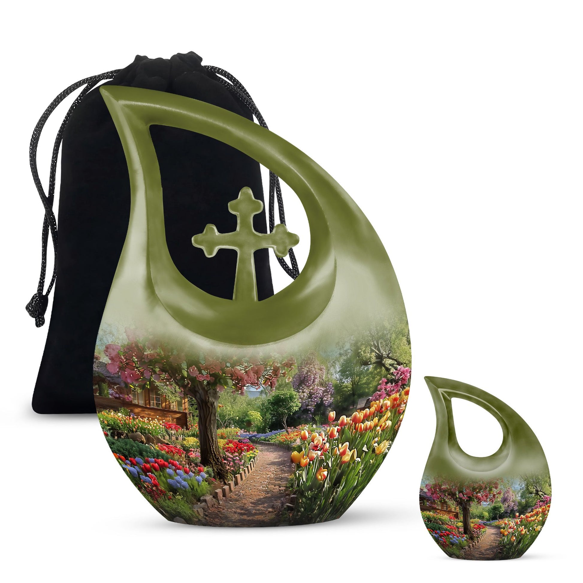 Flowers Urns For Ashes - Cremation Urn Men