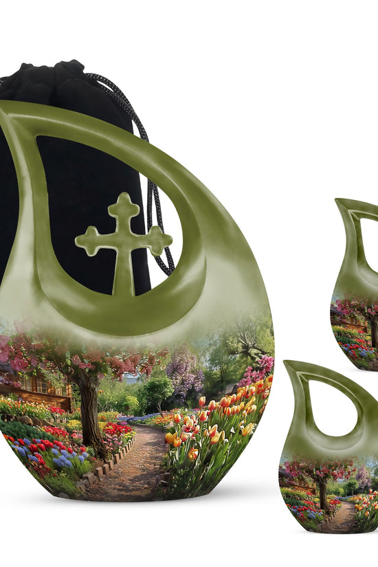 Flowers Urns For Ashes - Cremation Urn Men