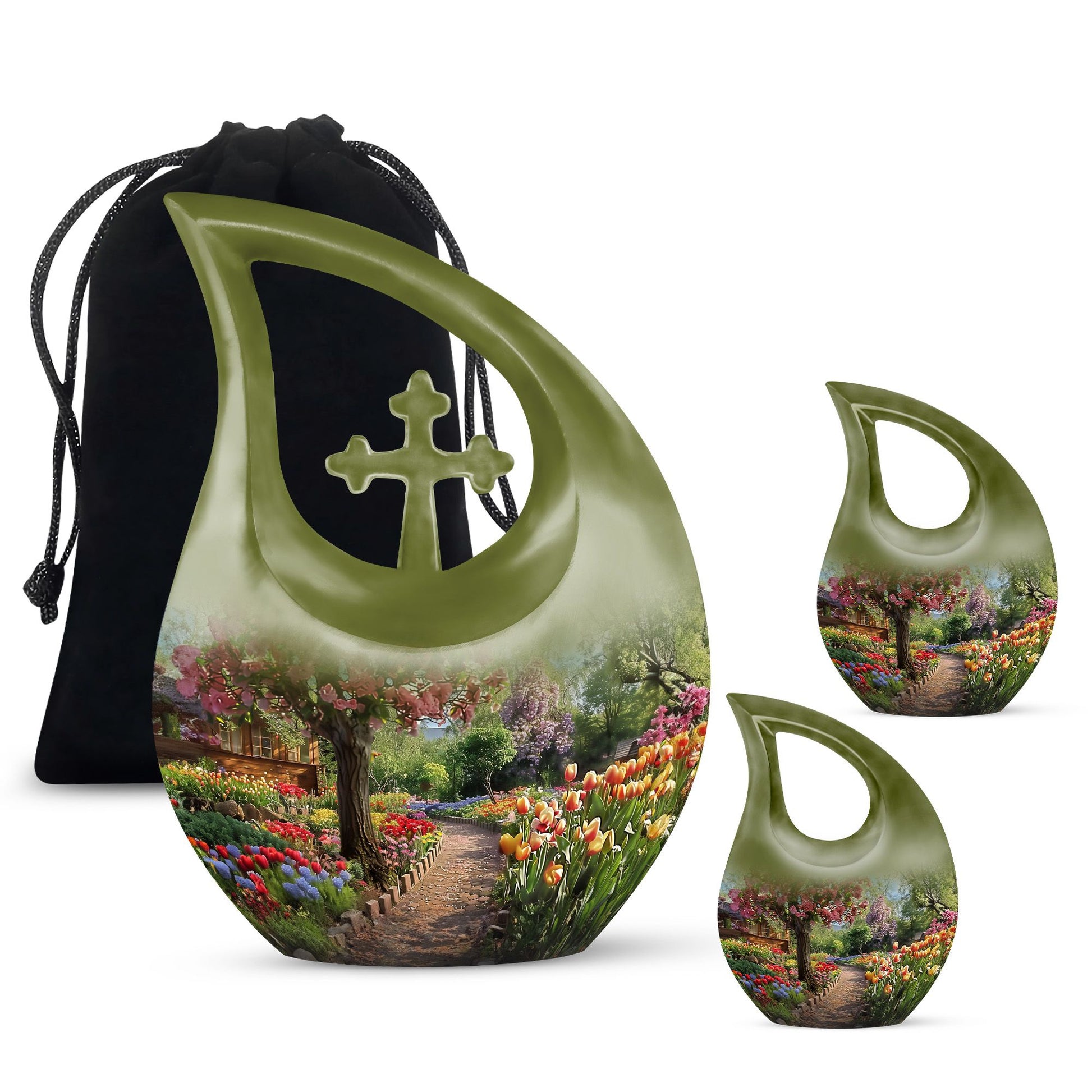 Flowers Urns For Ashes - Cremation Urn Men