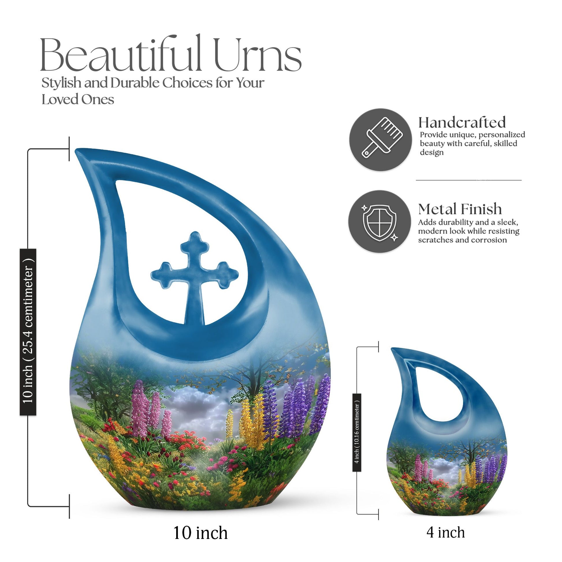 Flowers Urns For Ashes - Cremation Urns Women