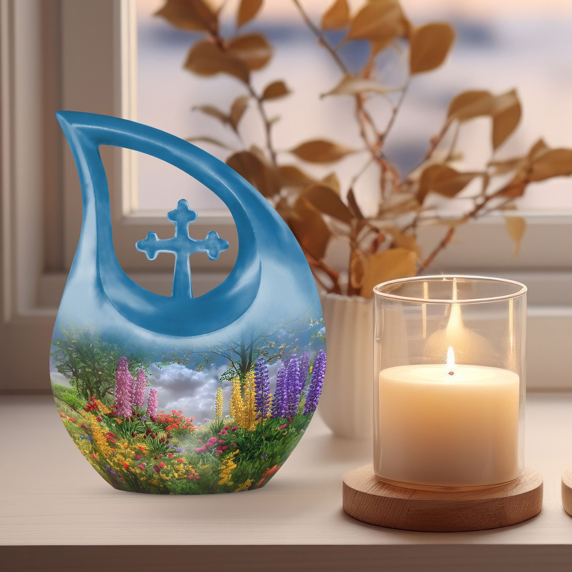 Flowers Urns For Ashes - Cremation Urns Women