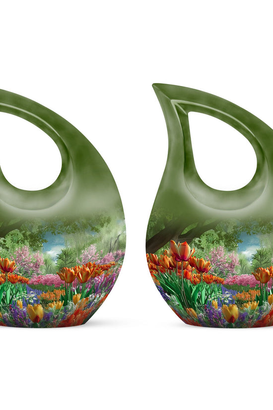 Flowers Urns For Ashes - Burial Urn Men