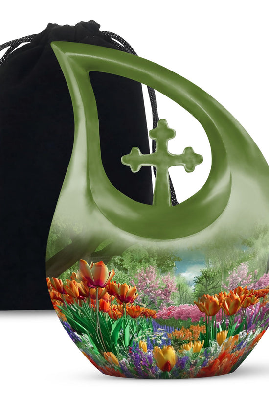 Flowers Urns For Ashes - Burial Urn Men