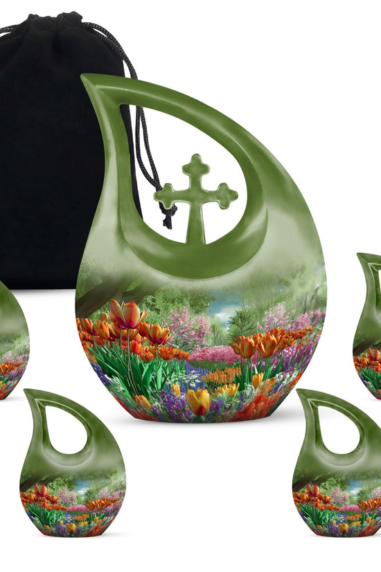 Flowers Urns For Ashes - Burial Urn Men