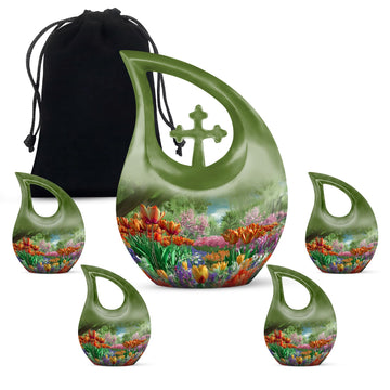 Large Urn With 4 Keepsake