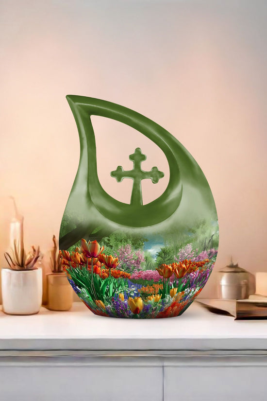 Flowers Urns For Ashes - Burial Urn Men
