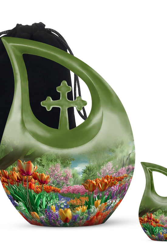 Flowers Urns For Ashes - Burial Urn Men