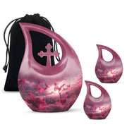 Pink Butterfly Urns For Ashes - Urn Ashes For Women