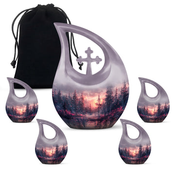 Large Urn With 4 Keepsake