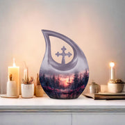 Pink Butterfly Urns For Ashes - Urn For Adult Male & Female