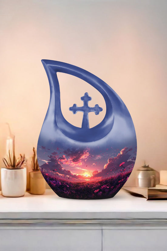Pink Butterfly Urns For Ashes - Women Adult Urn