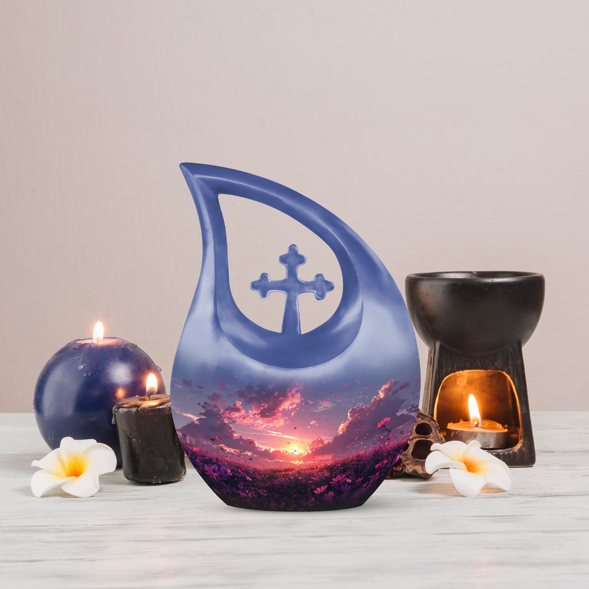 Pink Butterfly Urns For Ashes - Women Adult Urn