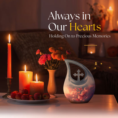 Pink Butterfly Urns For Ashes - Ashes Keepsake Women