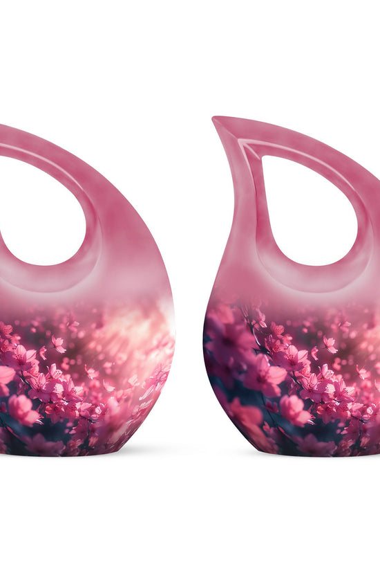 Pink Butterfly Urns For Ashes - Beautiful Urns Women