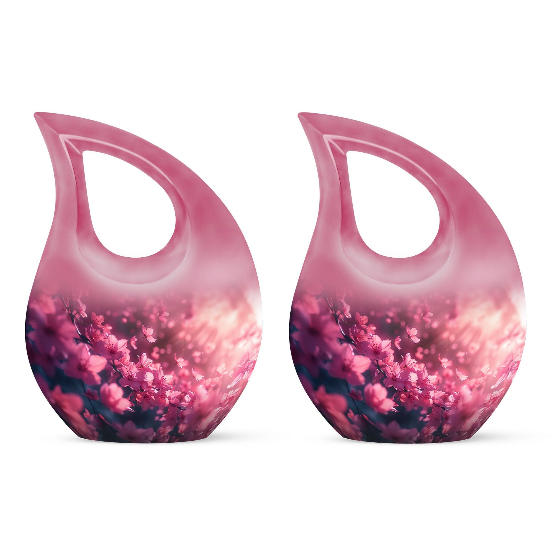 Pink Butterfly Urns For Ashes - Beautiful Urns Women