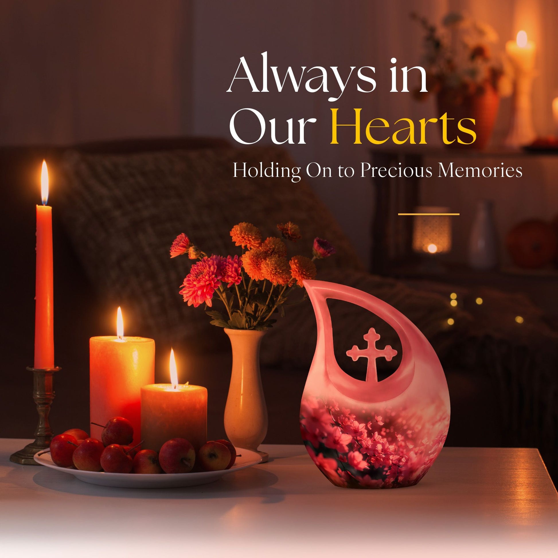 Pink Butterfly Urns For Ashes - Beautiful Urns Women