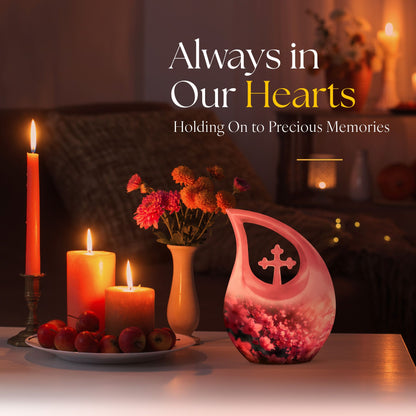 Pink Butterfly Urns For Ashes - Beautiful Urns Women