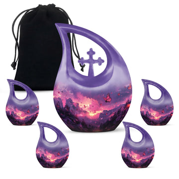 Large Urn With 4 Keepsake