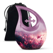 Pink Butterfly Urns For Ashes - Urns Women Human Ashes