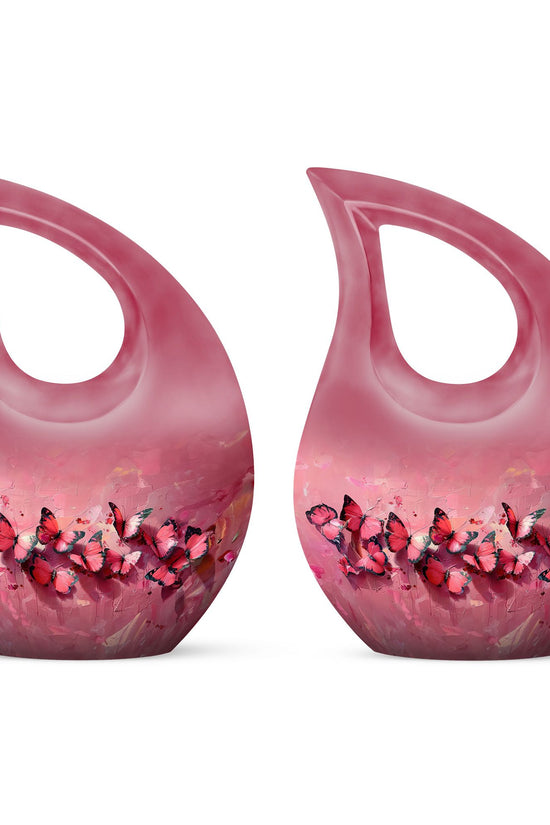 Pink Butterfly Urns For Ashes - Urn Ashes Men