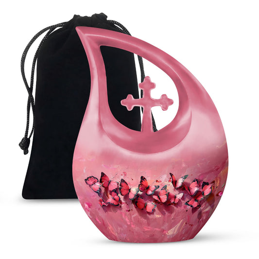 Pink Butterfly Urns For Ashes - Urn Ashes Men