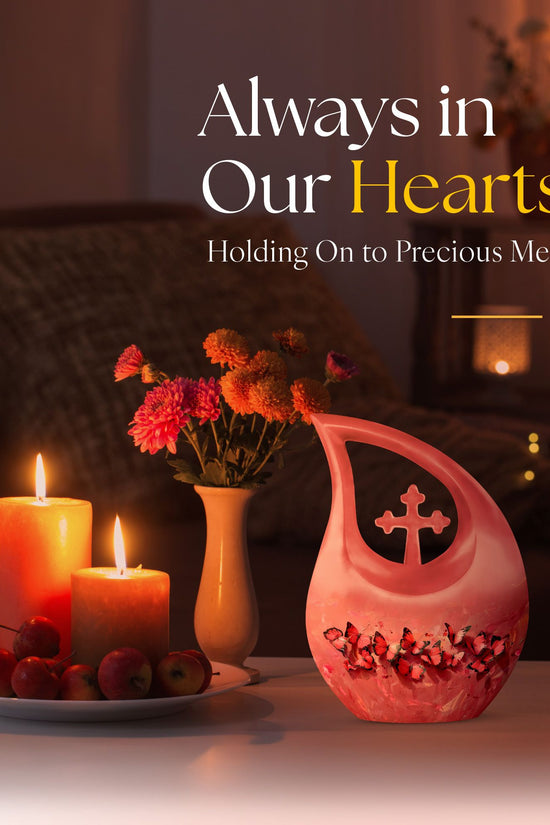 Pink Butterfly Urns For Ashes - Urn Ashes Men
