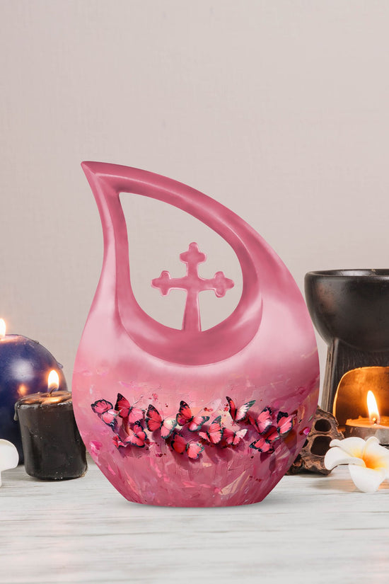 Pink Butterfly Urns For Ashes - Urn Ashes Men