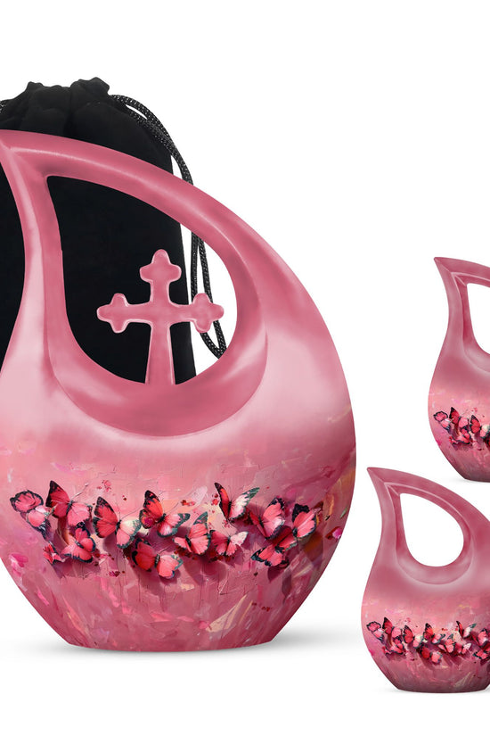 Pink Butterfly Urns For Ashes - Urn Ashes Men