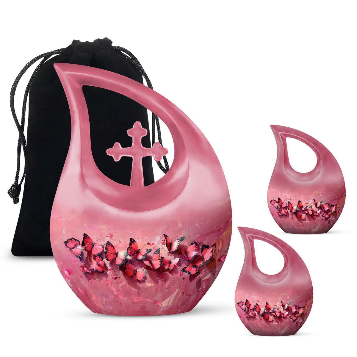 Pink Butterfly Urns For Ashes - Urn Ashes Men