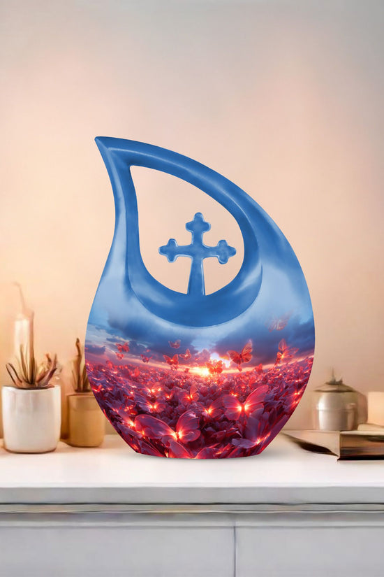 Pink Butterfly Urns For Ashes - Urn For Ashes Adult Male