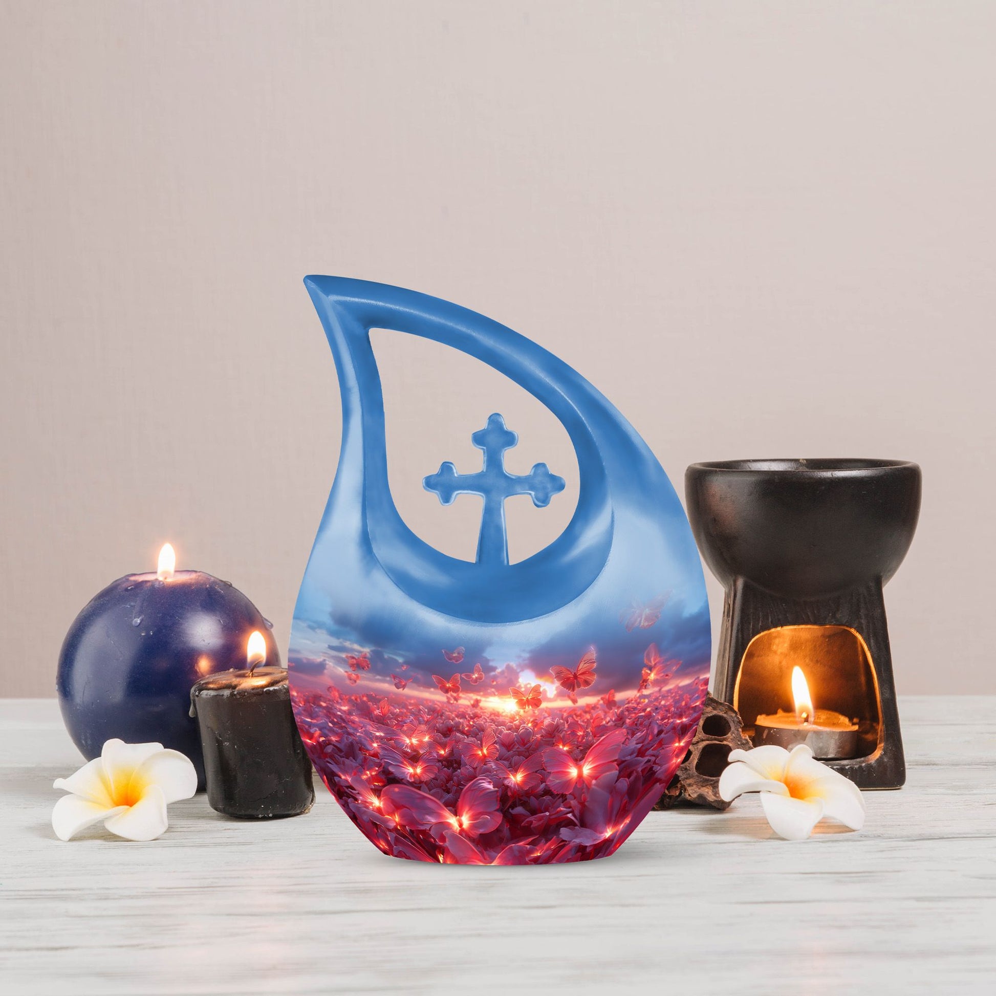 Pink Butterfly Urns For Ashes - Urn For Ashes Adult Male