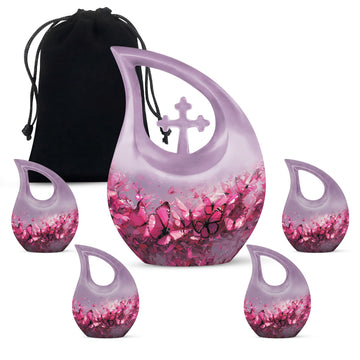 Large Urn With 4 Keepsake
