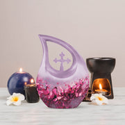Pink Butterfly Urns For Ashes - Urns For Human Ashes Adult Female