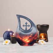 Pink Butterfly Urns For Ashes - Small Urn For Ashes Adult Male