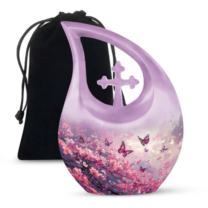 Pink Butterfly Urns For Ashes - Urns For Ashes Adult Male