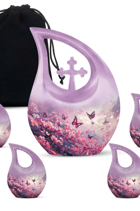 Pink Butterfly Urns For Ashes - Urns For Ashes Adult Male
