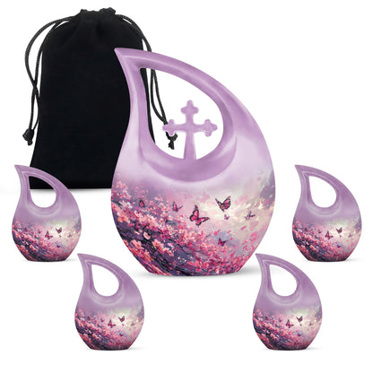 Pink Butterfly Urns For Ashes - Urns For Ashes Adult Male
