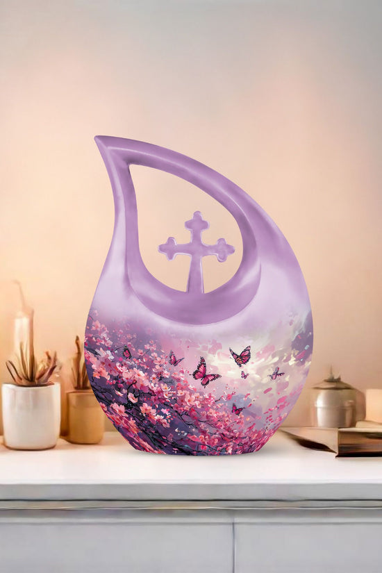 Pink Butterfly Urns For Ashes - Urns For Ashes Adult Male