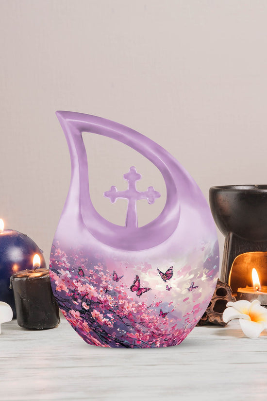 Pink Butterfly Urns For Ashes - Urns For Ashes Adult Male
