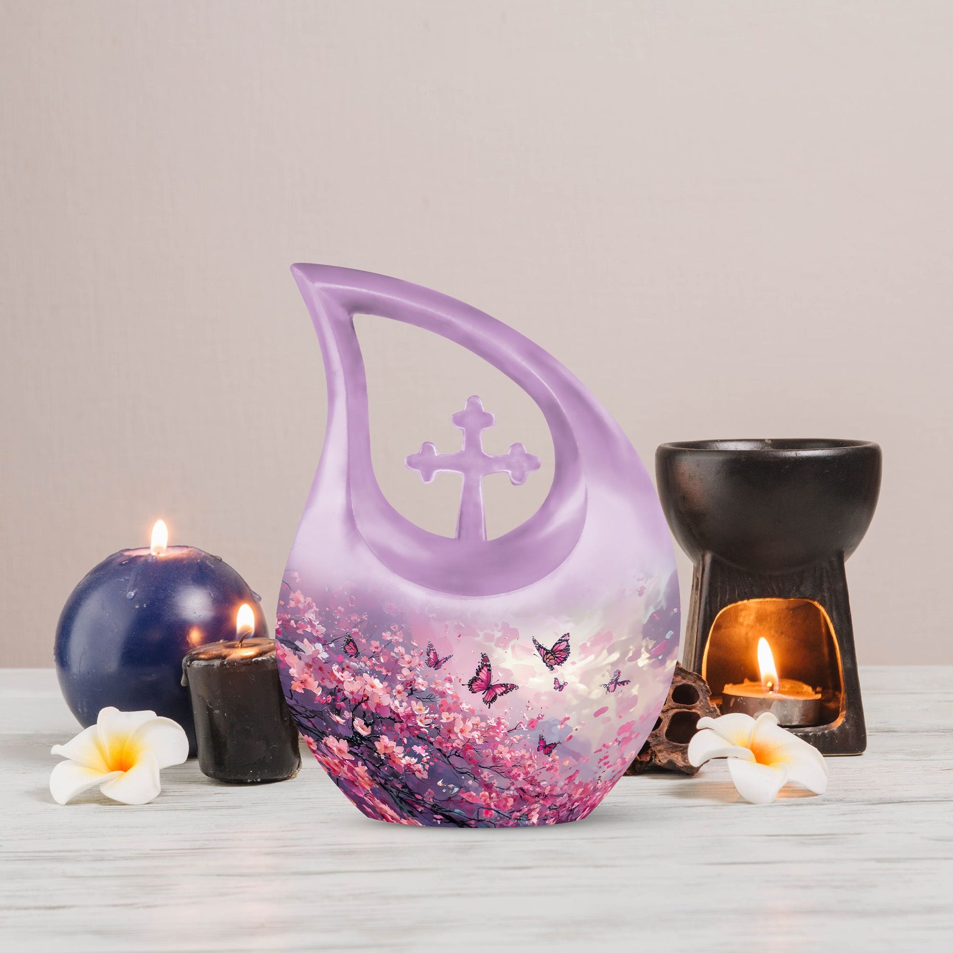 Pink Butterfly Urns For Ashes - Urns For Ashes Adult Male
