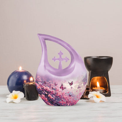 Pink Butterfly Urns For Ashes - Urns For Ashes Adult Male
