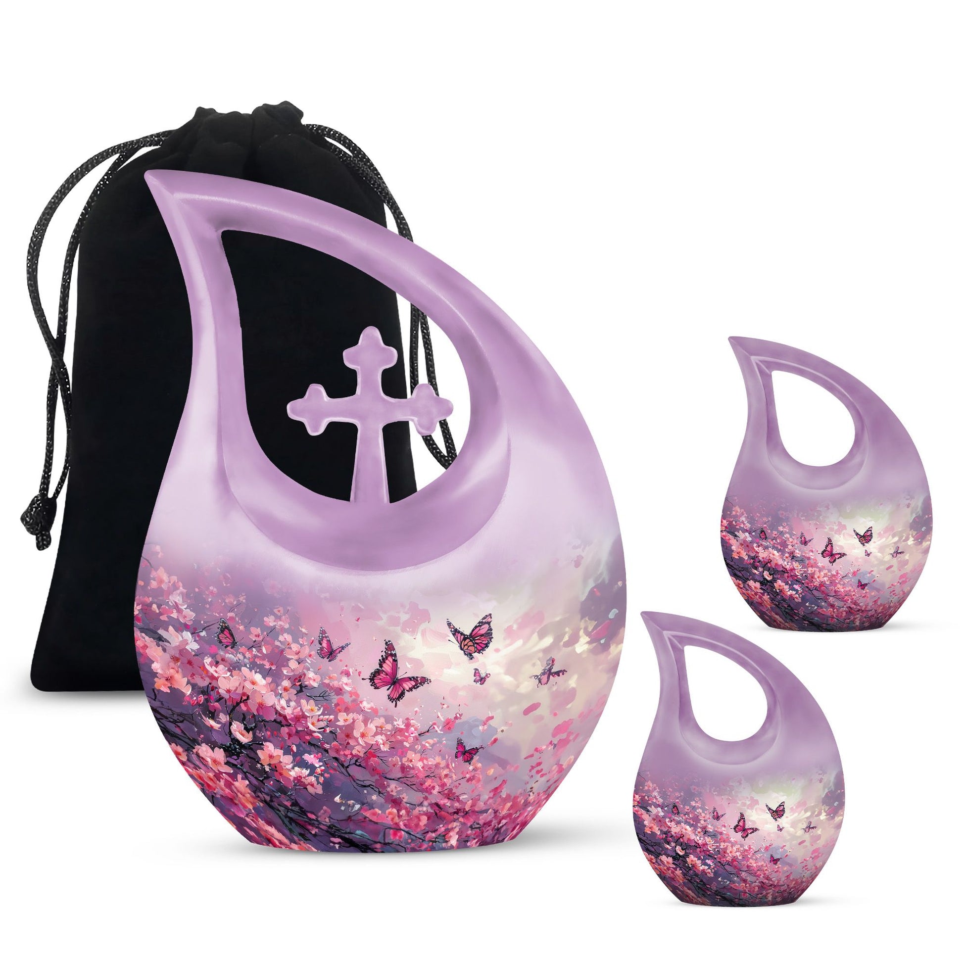 Pink Butterfly Urns For Ashes - Urns For Ashes Adult Male