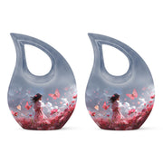 Pink Butterfly Urns For Ashes - Urn For Ashes Adult Female