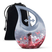 Pink Butterfly Urns For Ashes - Urn For Ashes Adult Female